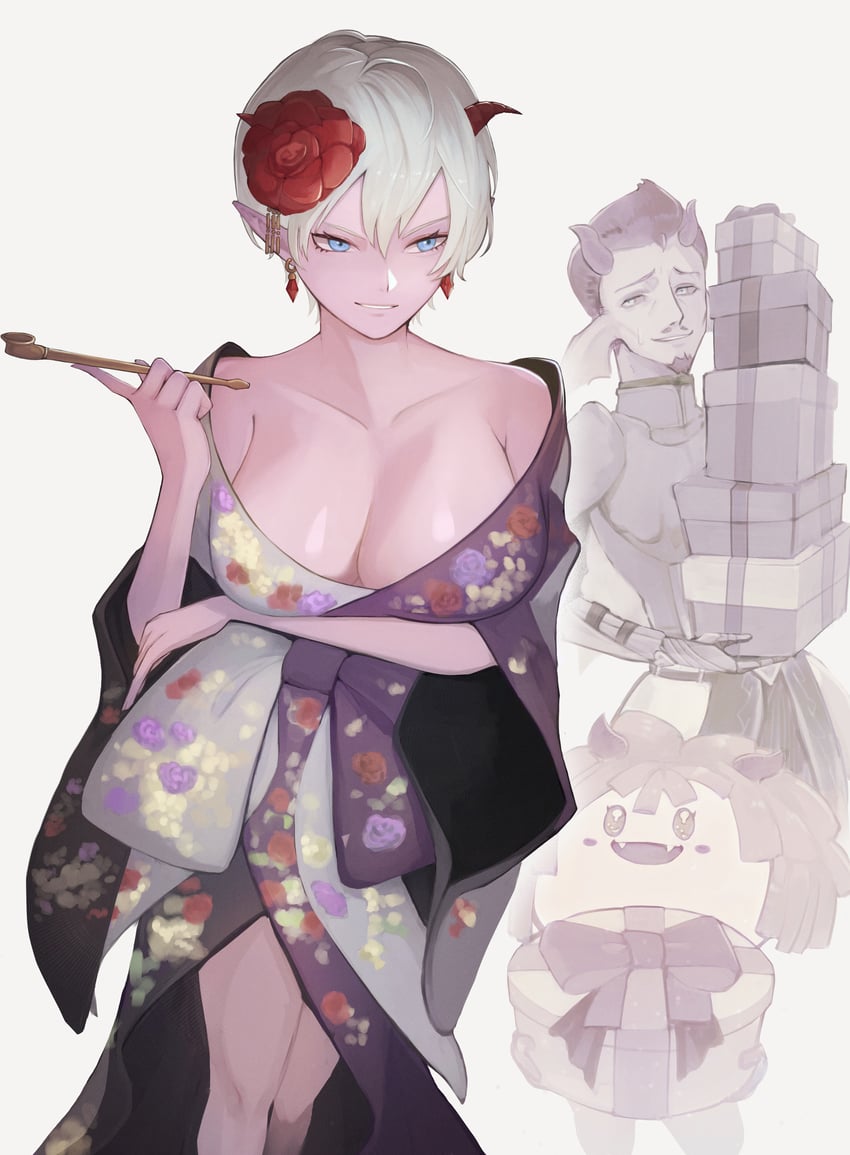 valeria, beltro, and webney (dragon quest and 2 more) drawn by banno_watari