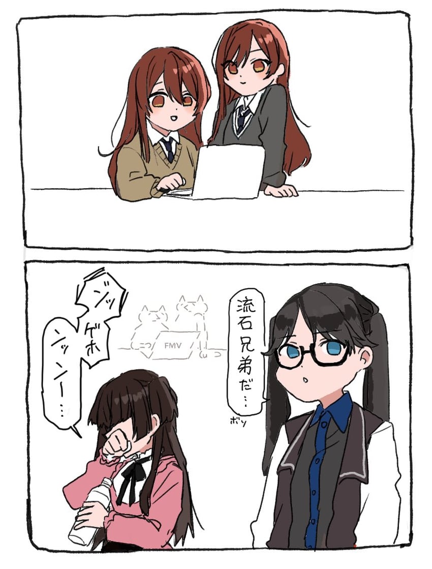 mayuzumi fuyuko, osaki amana, osaki tenka, mitsumine yuika, and mona (idolmaster and 2 more) drawn by umeume332