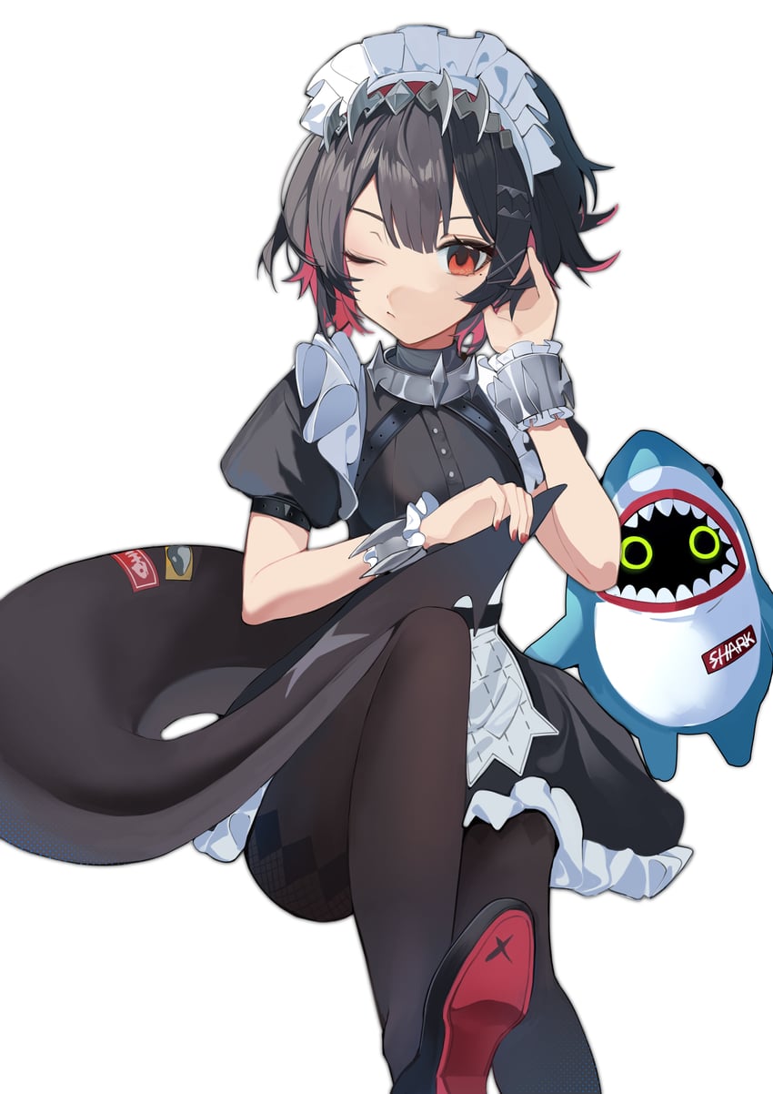 ellen joe and sharkboo (zenless zone zero) drawn by yuhezi