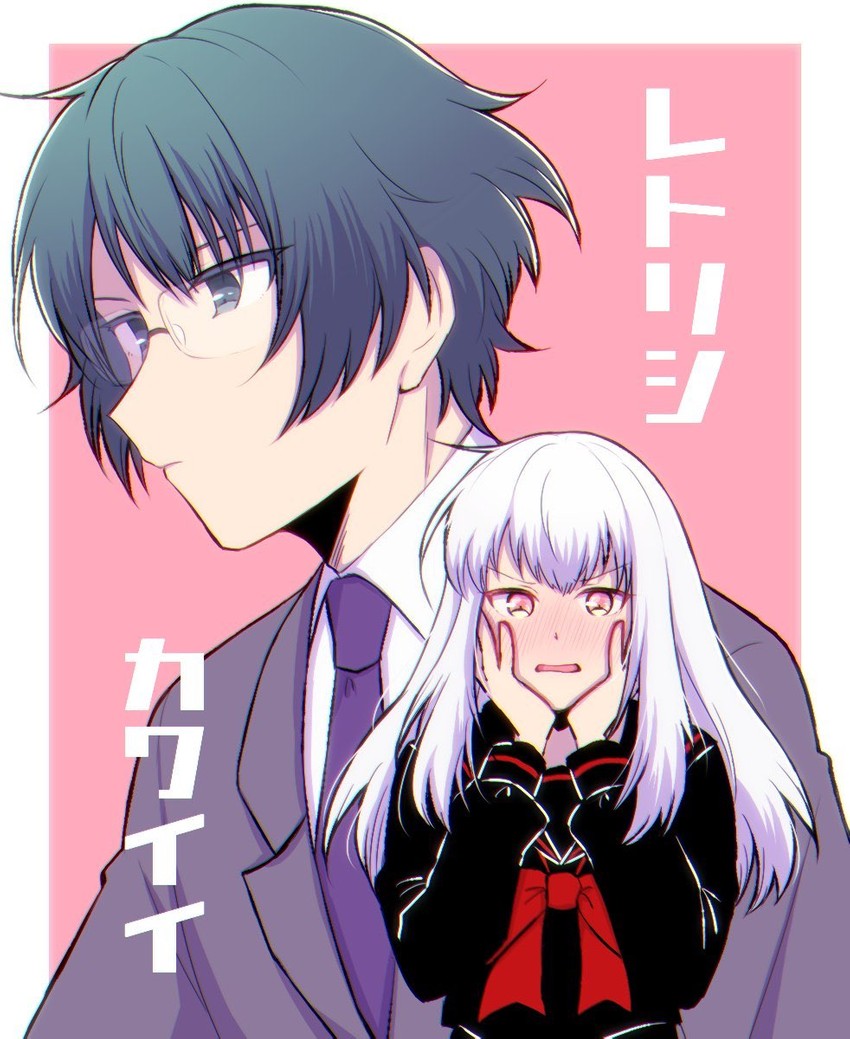 male byleth and lysithea von ordelia (fire emblem and 1 more) drawn by gyaont_t
