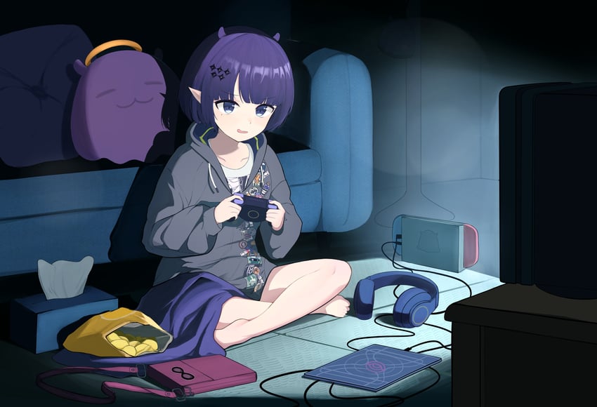 ninomae ina'nis, takodachi, and ao-chan (hololive and 1 more) drawn by ladeka