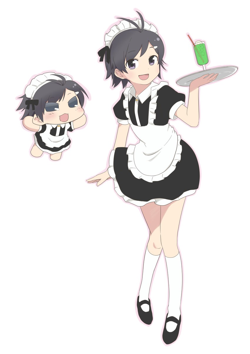 kikuchi makoto and makochii (idolmaster and 1 more) drawn by ojigiri_(hisano1202)