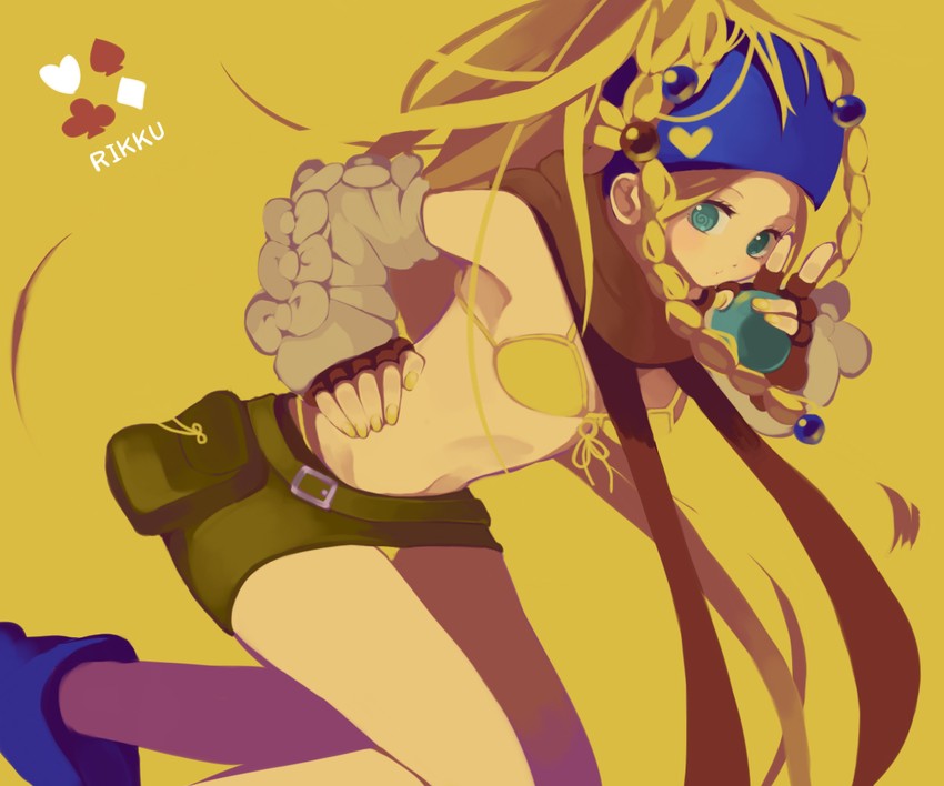 rikku and thief (final fantasy and 2 more) drawn by hiyo_kiki