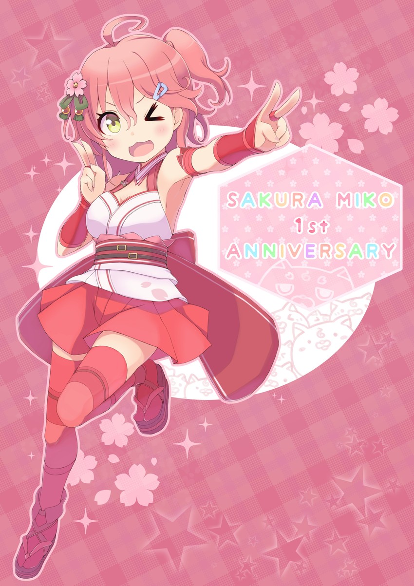 sakura miko, 35p, and kintoki (hololive) drawn by kuro_(kuroneko_no_kanzume)