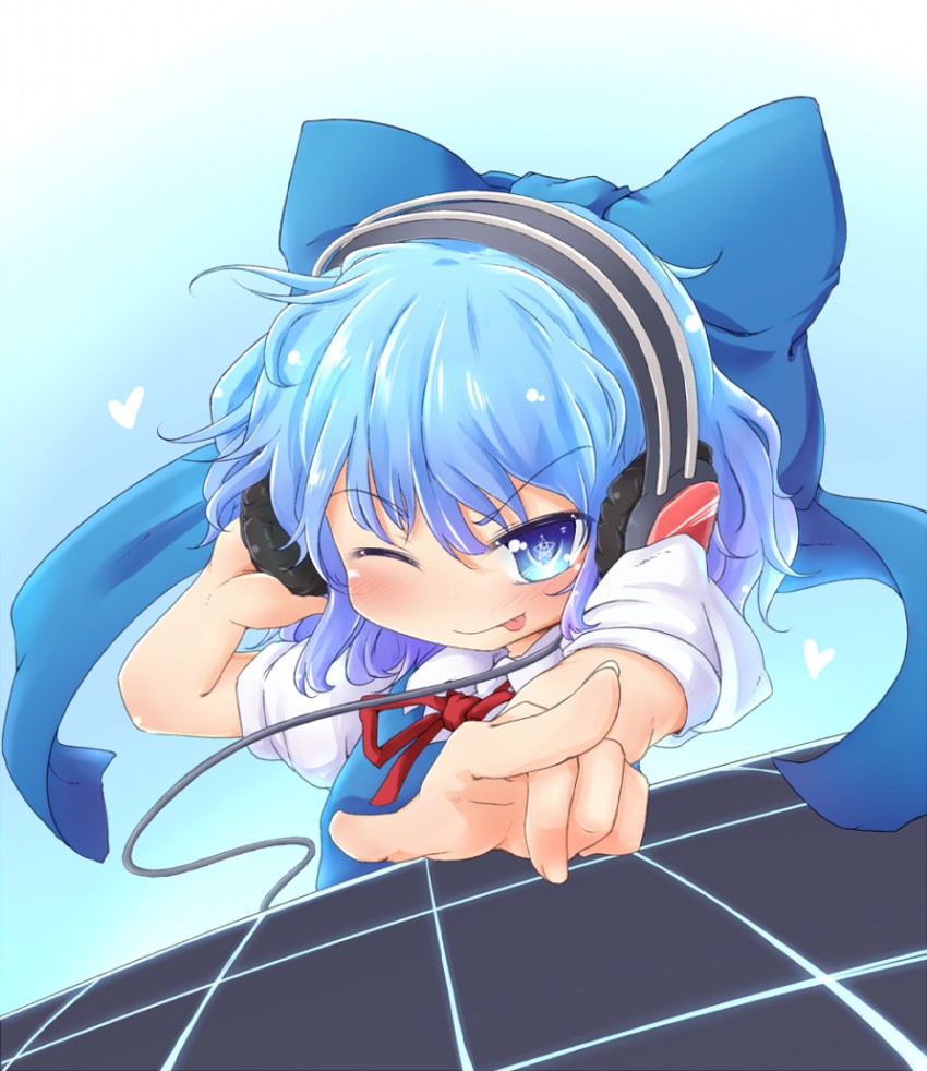 cirno (touhou) drawn by tec