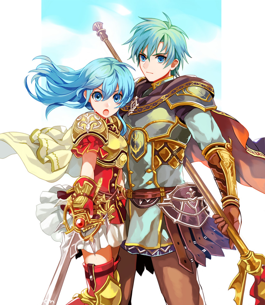 eirika and ephraim (fire emblem and 2 more) drawn by nana_(nanalog76)