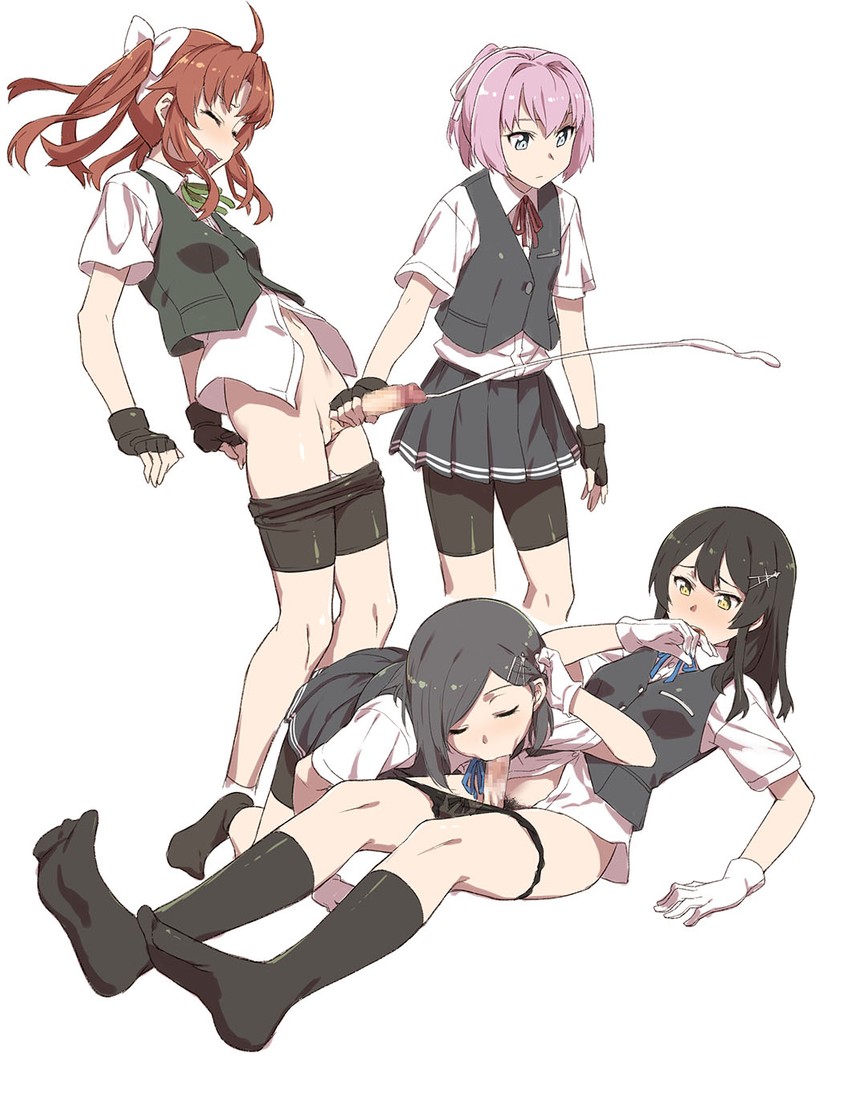 shiranui, kagerou, kuroshio, oyashio, kagerou kai ni, and 2 more (kantai collection) drawn by takemura_sessyu