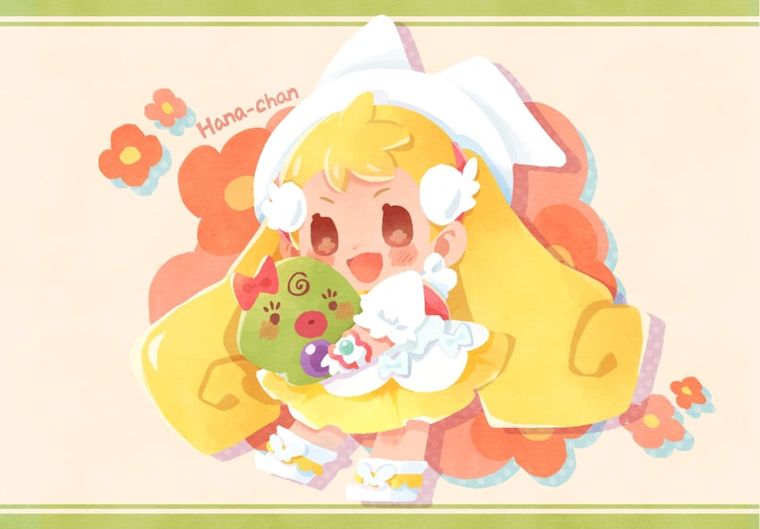 makihatayama hana and majorika (ojamajo doremi) drawn by nanou_(nano_sugar07)