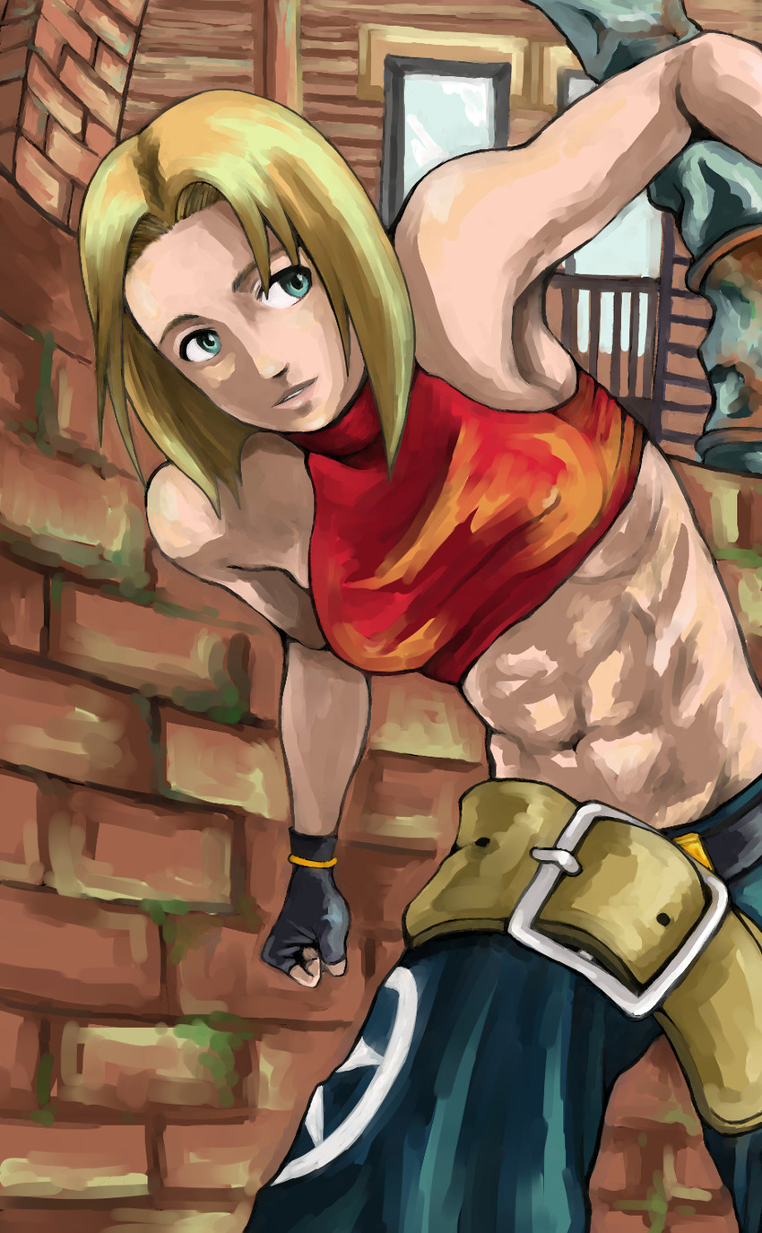 blue mary (the king of fighters and 1 more) drawn by mimiyama_kiichi