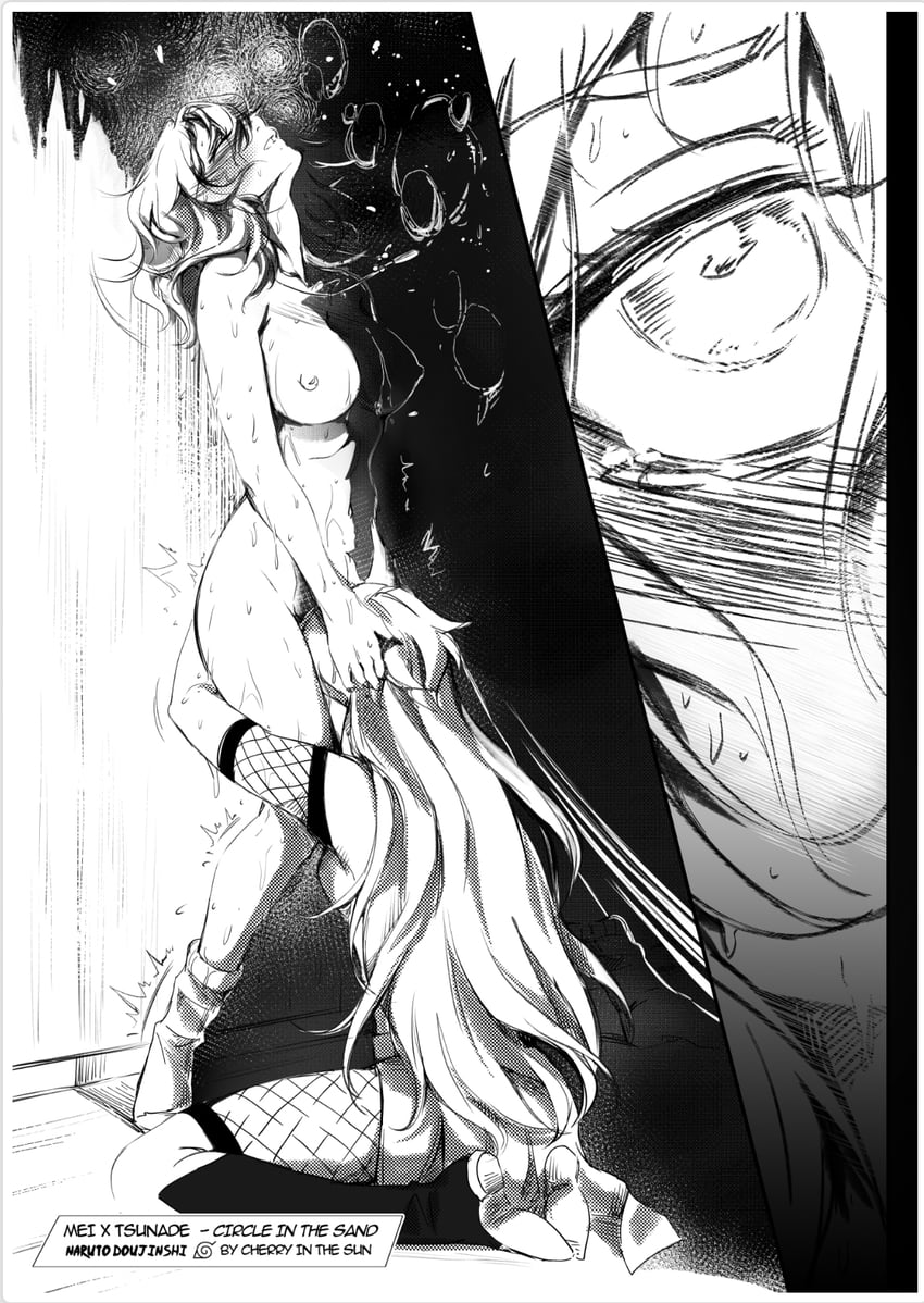 tsunade and terumi mei (naruto) drawn by cherry_in_the_sun