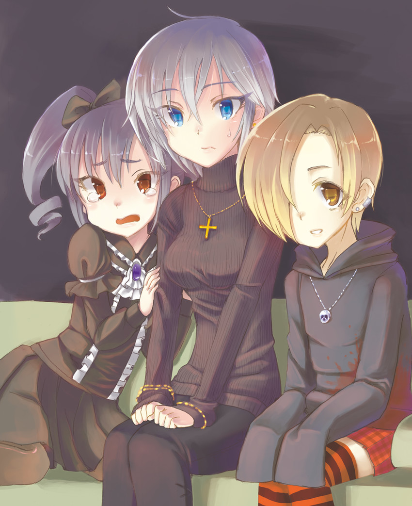 shirasaka koume, kanzaki ranko, and anastasia (idolmaster and 1 more) drawn by usa-pom