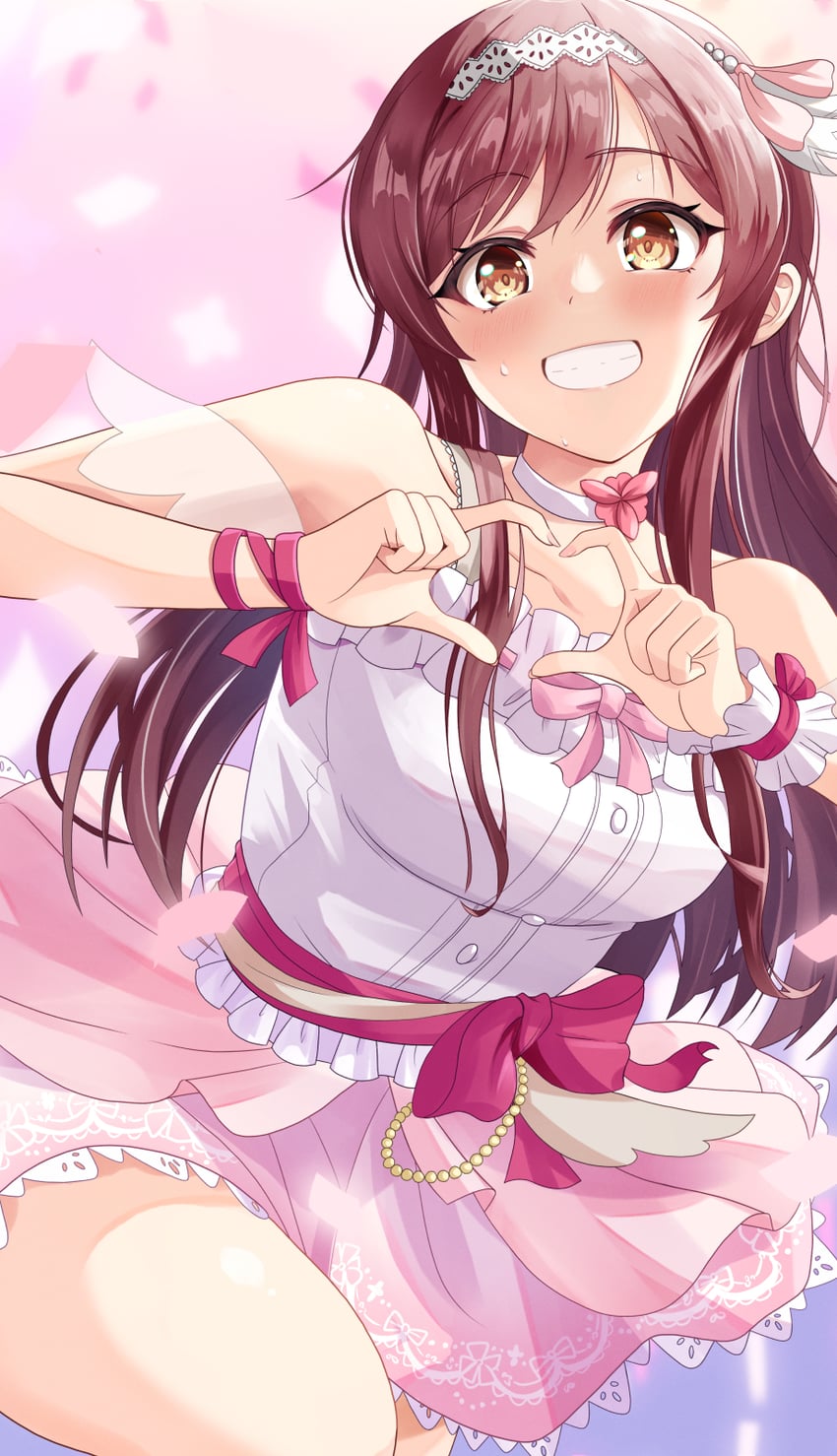 osaki amana (idolmaster and 1 more) drawn by kitou_toshinari