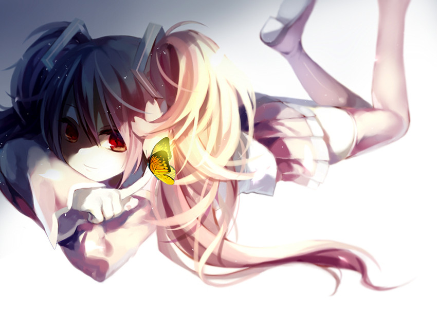 hatsune miku and sakura miku (vocaloid) drawn by nishina_(alive001)