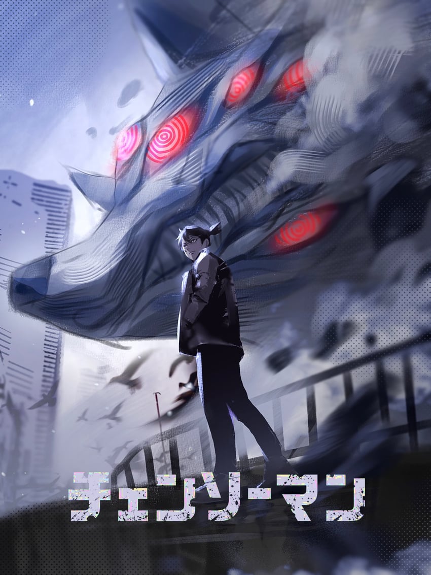 hayakawa aki and fox devil (chainsaw man) drawn by kozzz_y