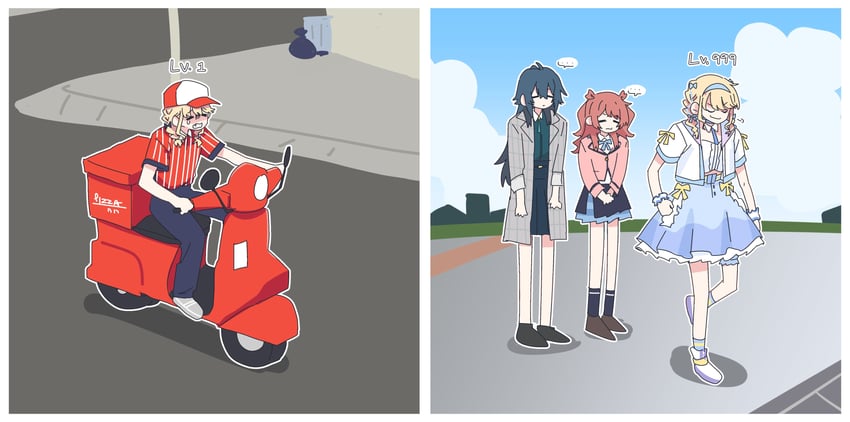 fujita kotone, hanami saki, and tsukimura temari (idolmaster and 2 more) drawn by seal_007