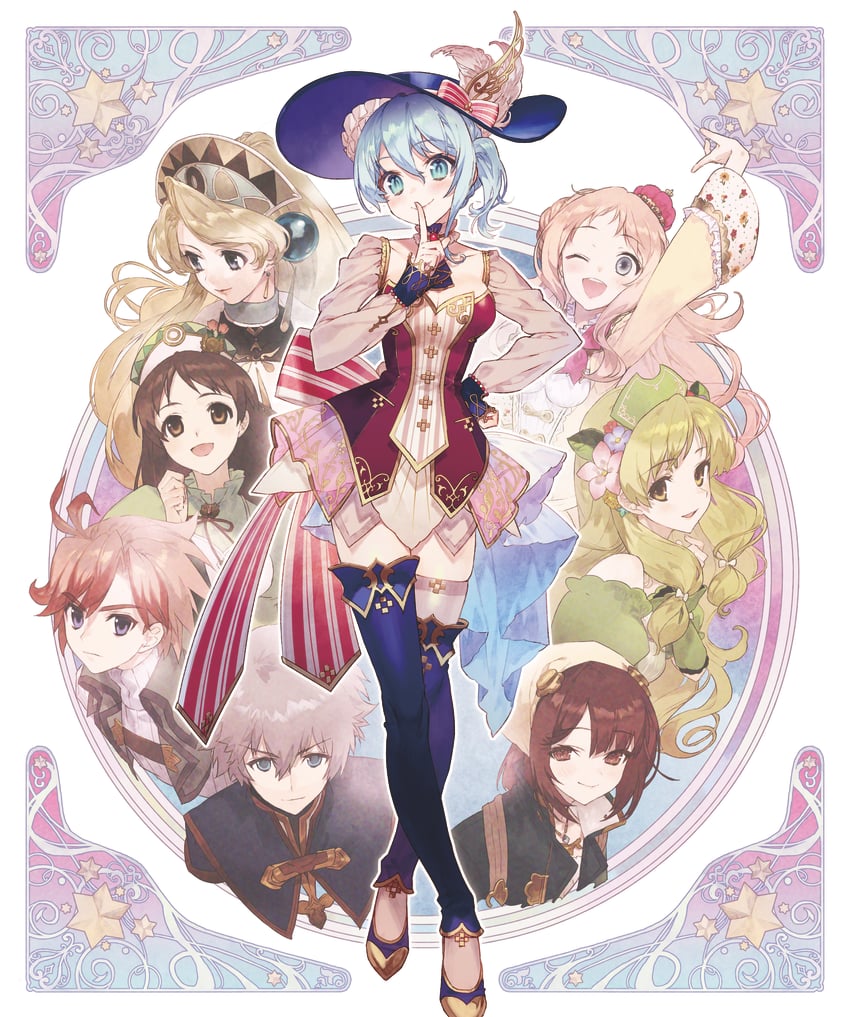 sophie neuenmuller, merurulince rede arls, ayesha altugle, marlone, nelke von lestamm, and 3 more (atelier and 8 more) drawn by noco_(adamas)