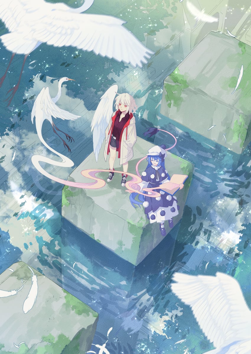 kishin sagume and doremy sweet (touhou) drawn by beichen_xiaobei