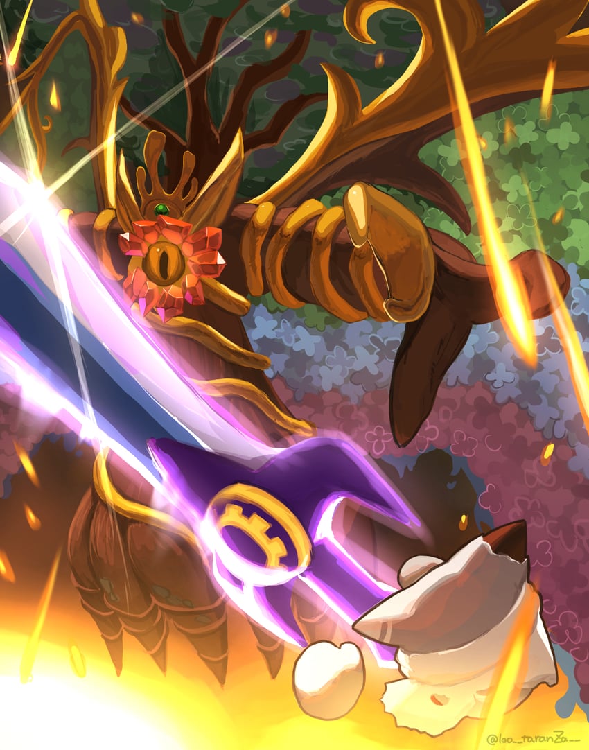 magolor, interdimensional magolor, and master crown (kirby and 3 more) drawn by leo_taranza