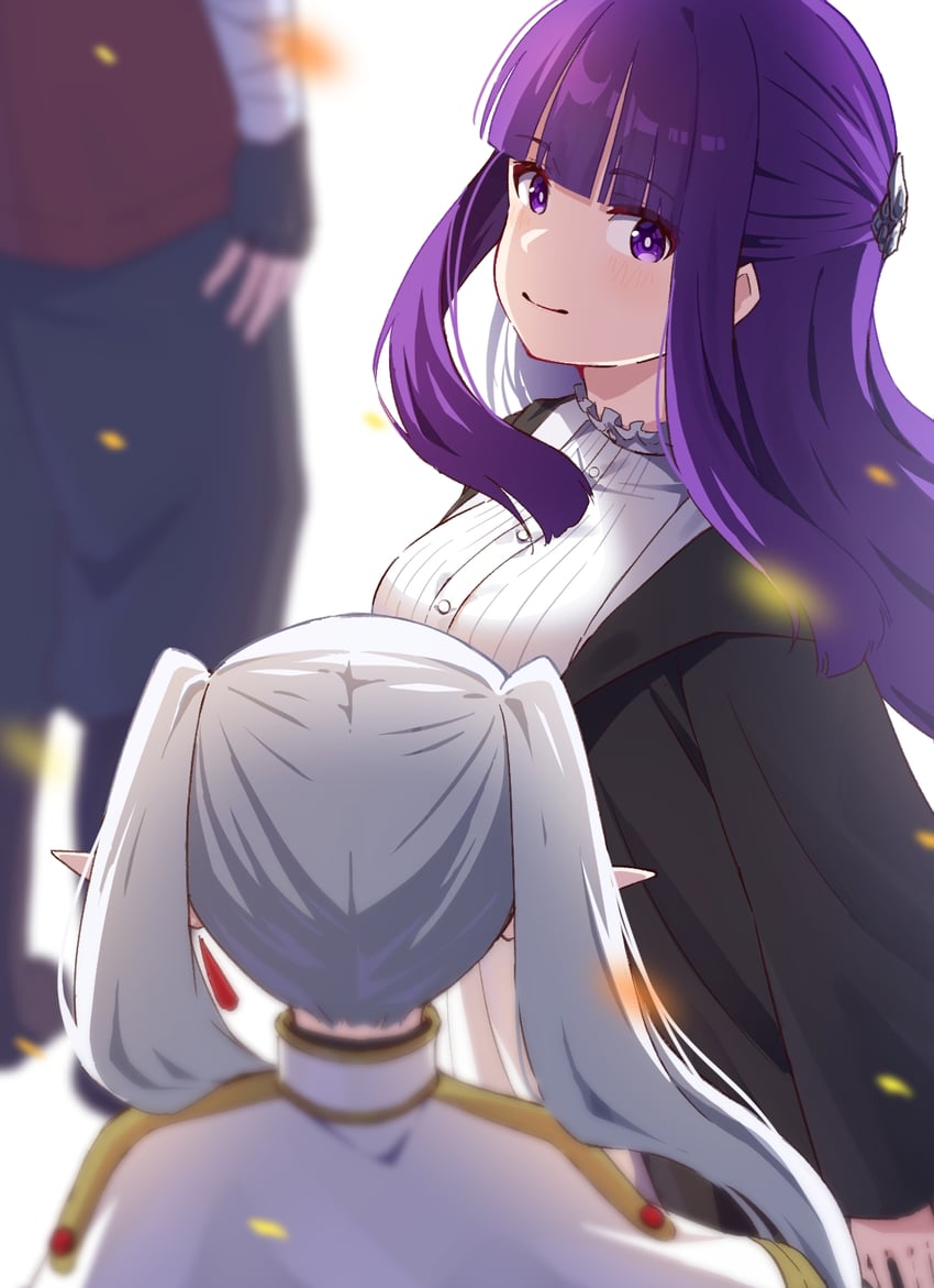 frieren, fern, and stark (sousou no frieren) drawn by hyoe_(hachiechi)