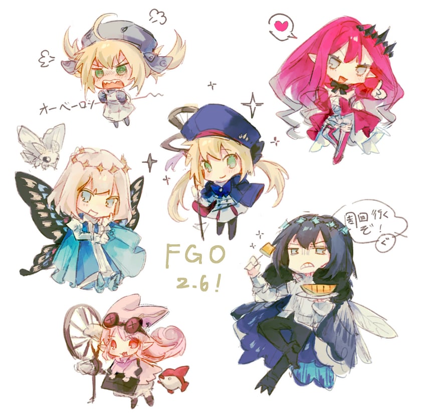 artoria pendragon, baobhan sith, artoria caster, oberon, habetrot, and 1 more (fate and 1 more) drawn by bideliu233333