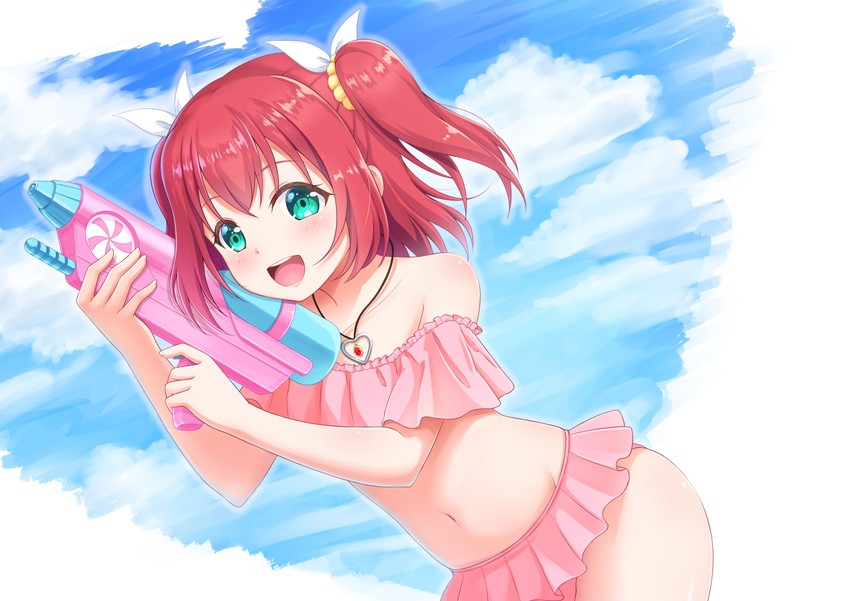 kurosawa ruby (love live! and 1 more) drawn by 7fuji_06