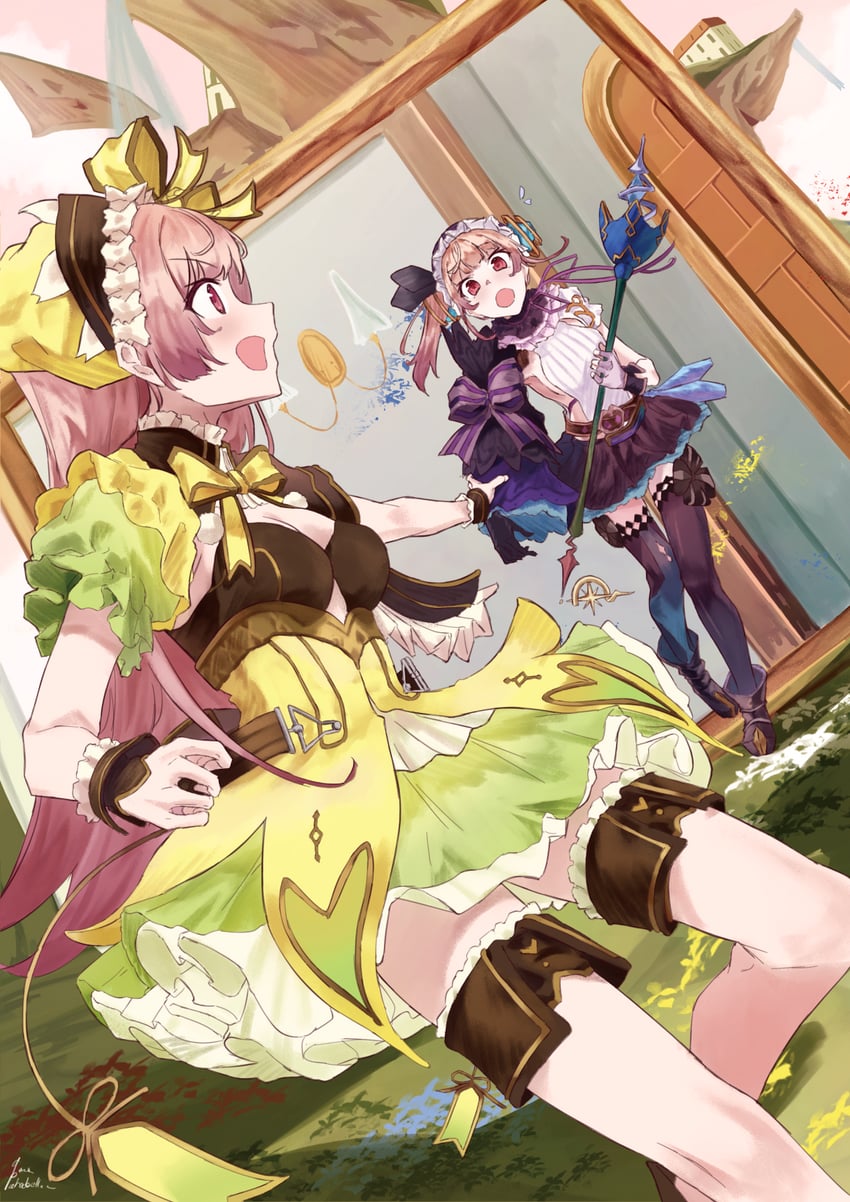suelle malen and lydie malen (atelier and 1 more) drawn by qmmparabellum