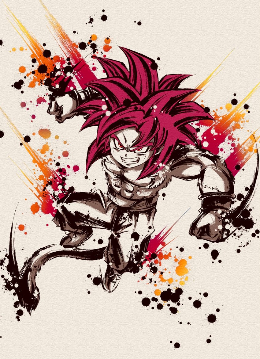 son goku (dragon ball and 1 more) drawn by spmjg7