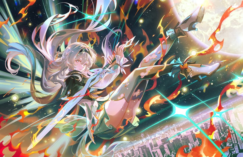 firefly (honkai and 1 more) drawn by jessica_wijaya