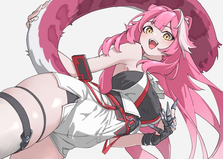 raora panthera (hololive and 1 more) drawn by tanabe_(fueisei)