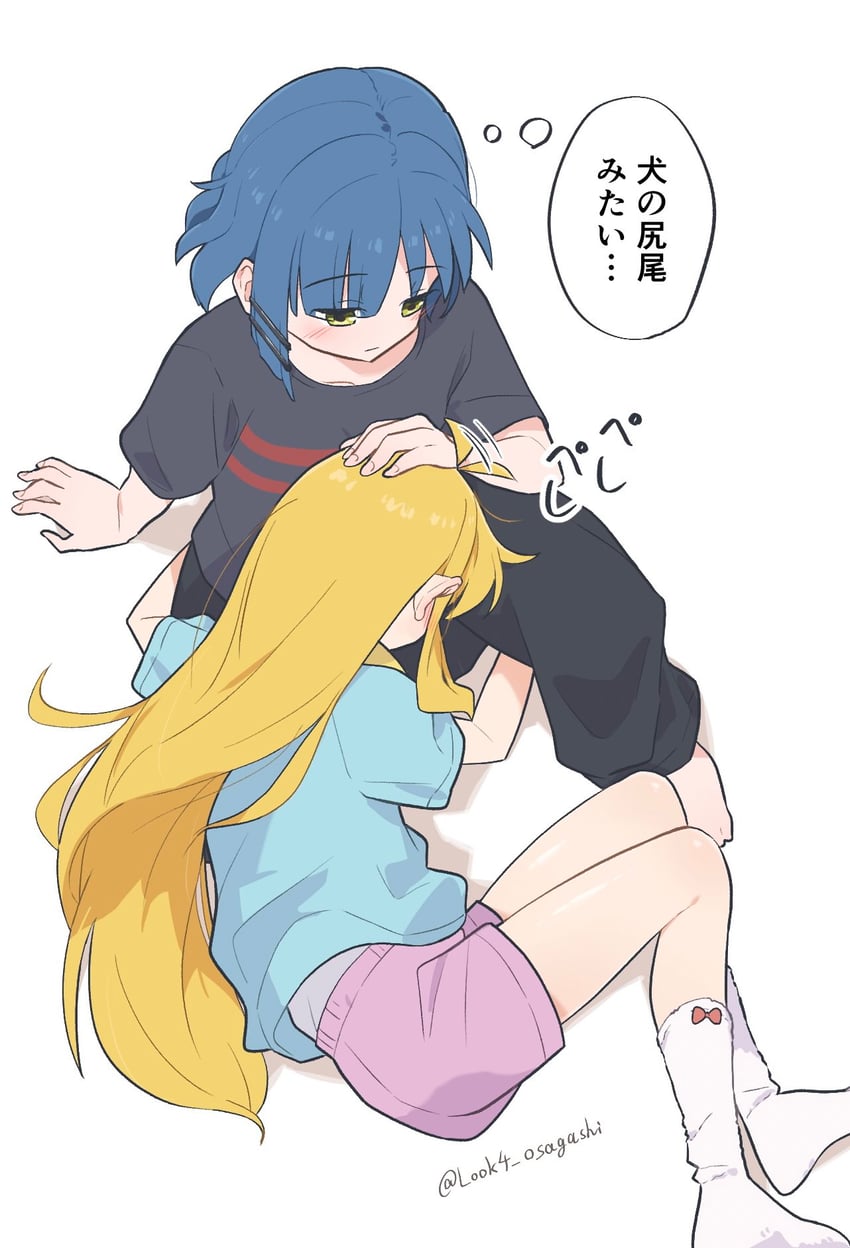 ijichi nijika and yamada ryo (bocchi the rock!) drawn by look4_osagashi