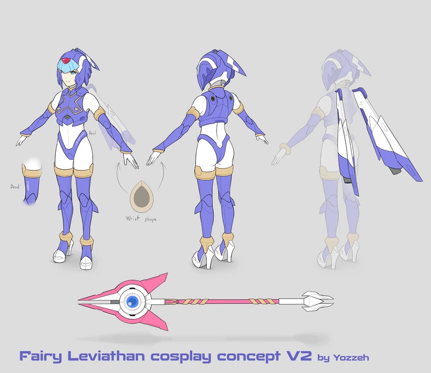 fairy leviathan (mega man and 1 more) drawn by yozzzeh