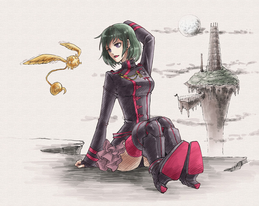 lenalee lee and timcanpy (d.gray-man) drawn by lenalee-sama