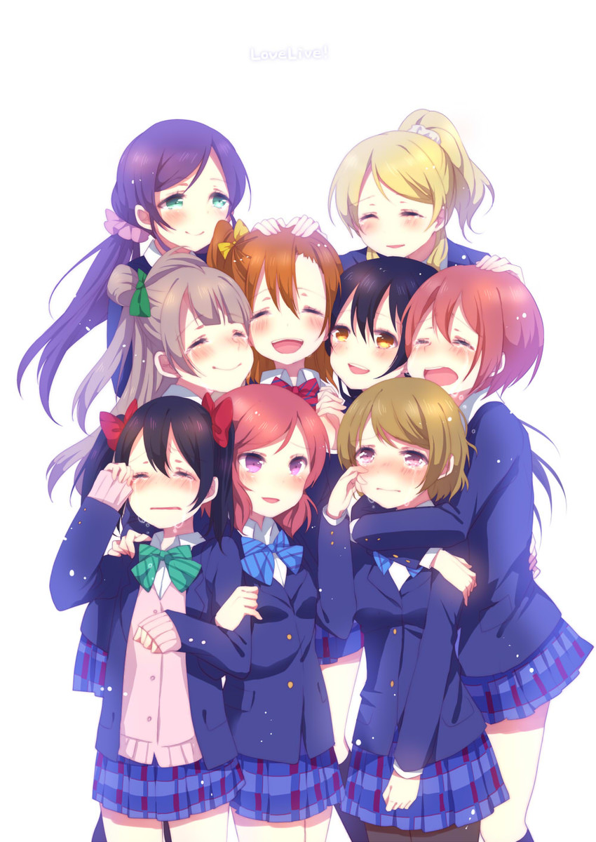 nishikino maki, tojo nozomi, sonoda umi, yazawa nico, ayase eli, and 4 more (love live! and 1 more) drawn by shiki_hinako