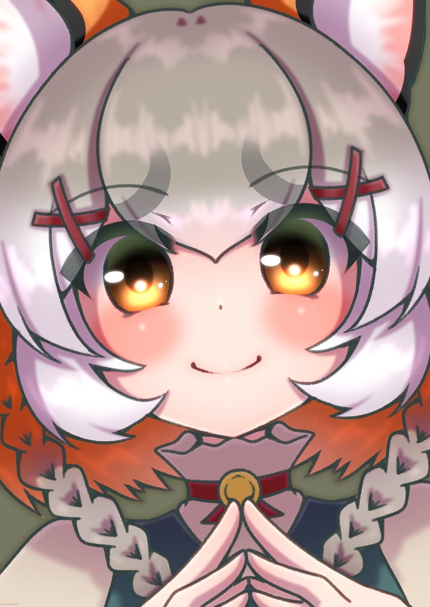 island fox (kemono friends and 1 more) drawn by hikarikmy