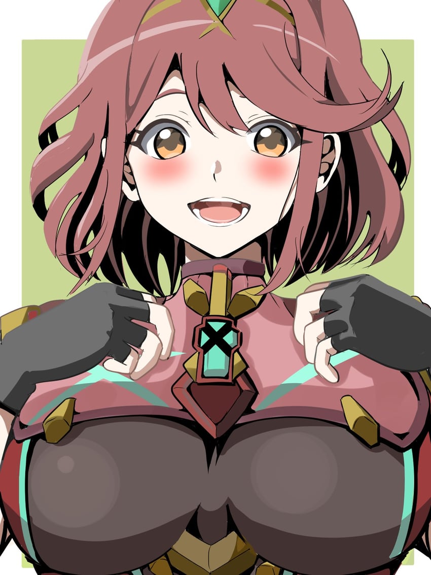 pyra (xenoblade chronicles and 1 more) drawn by taka_p_(zelda27th)