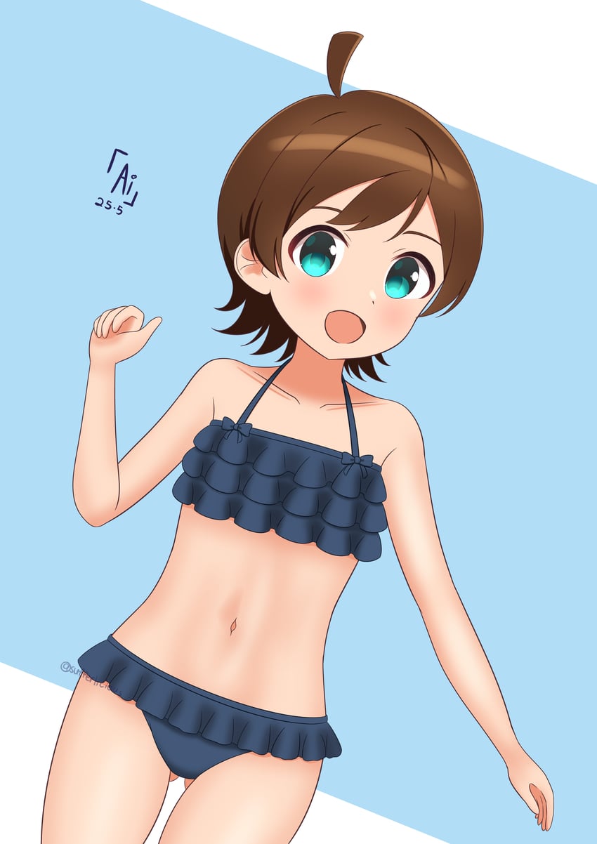 kinoshita hinata (idolmaster and 2 more) drawn by ai_haruka