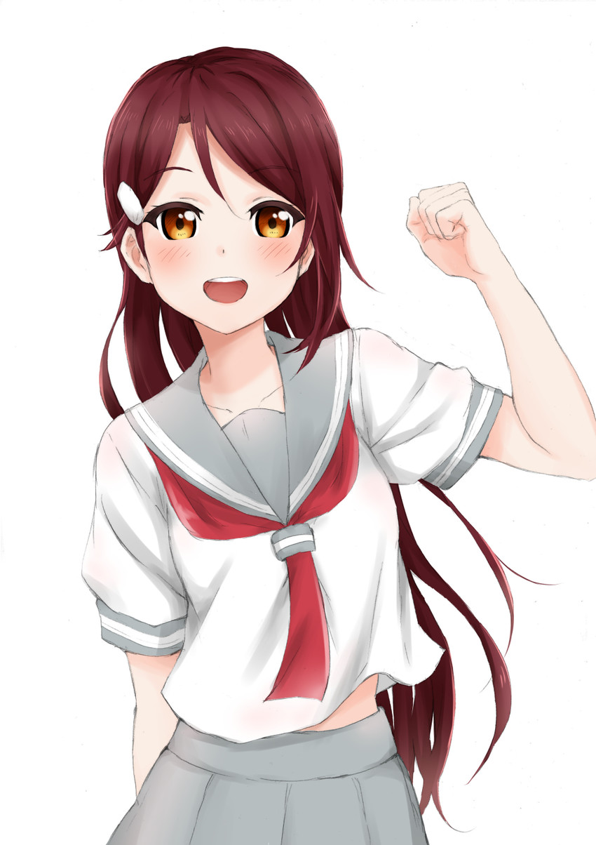 sakurauchi riko (love live! and 1 more) drawn by mino_(shoya00)