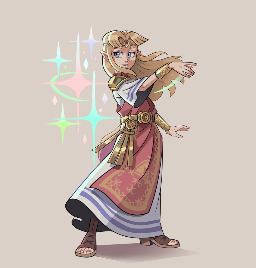 princess zelda (the legend of zelda and 2 more) drawn by matthieu_cousin