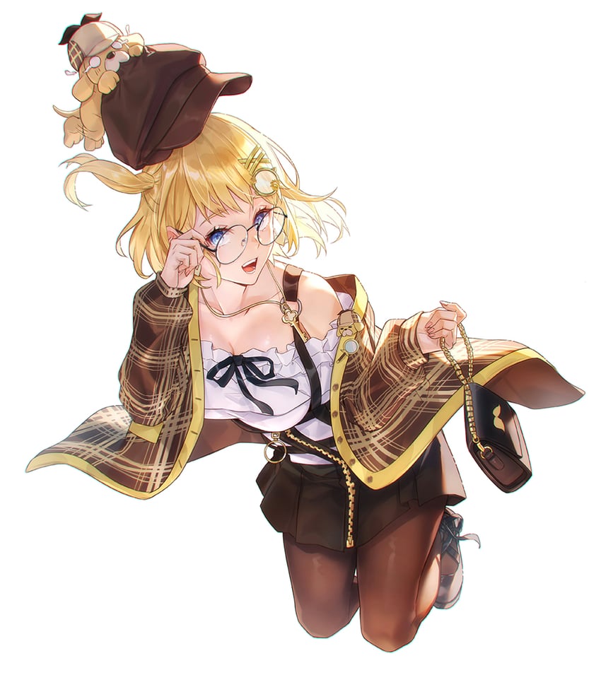 watson amelia and bubba (hololive and 1 more) drawn by tight_(ohmygod)