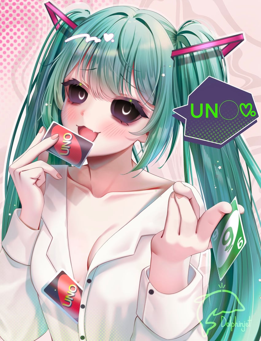 hatsune miku (vocaloid and 1 more) drawn by dolphinjet