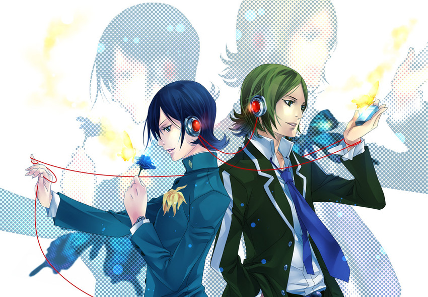 suou tatsuya and kurosu jun (persona and 2 more) drawn by white-light
