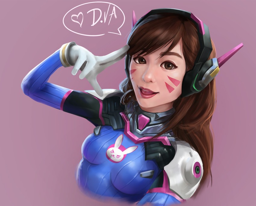 d.va (overwatch and 1 more) drawn by joshua_carrenca
