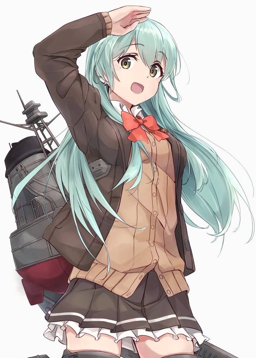 suzuya and suzuya kai ni (kantai collection) drawn by minosu