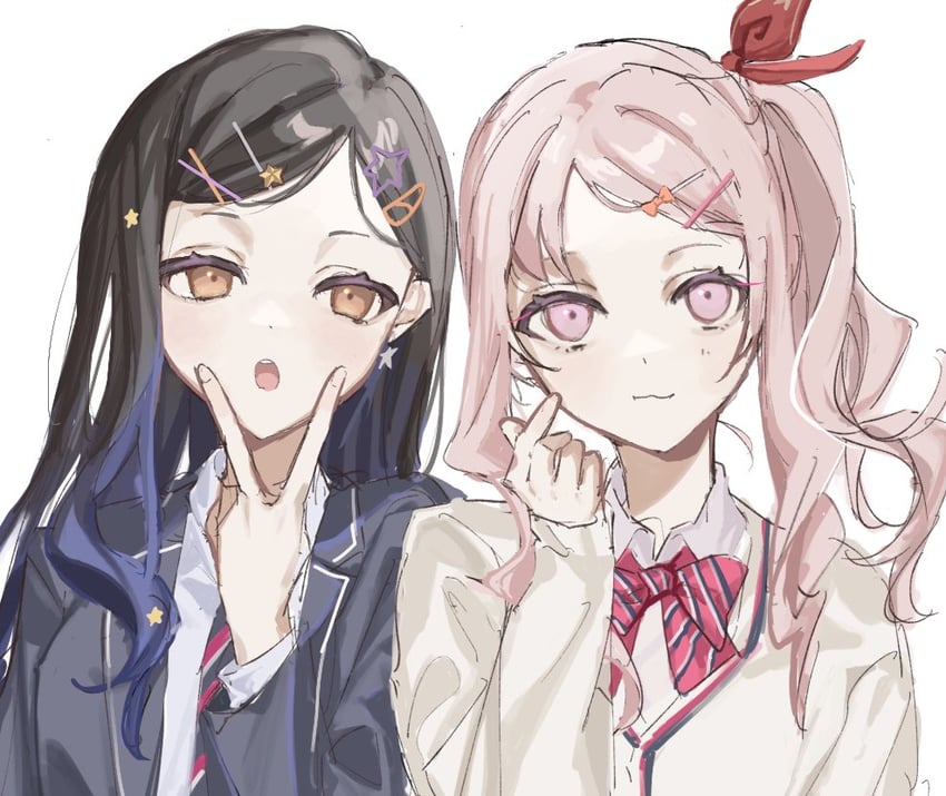 akiyama mizuki and shiraishi an (project sekai) drawn by nanashiro_(7_shiro_)