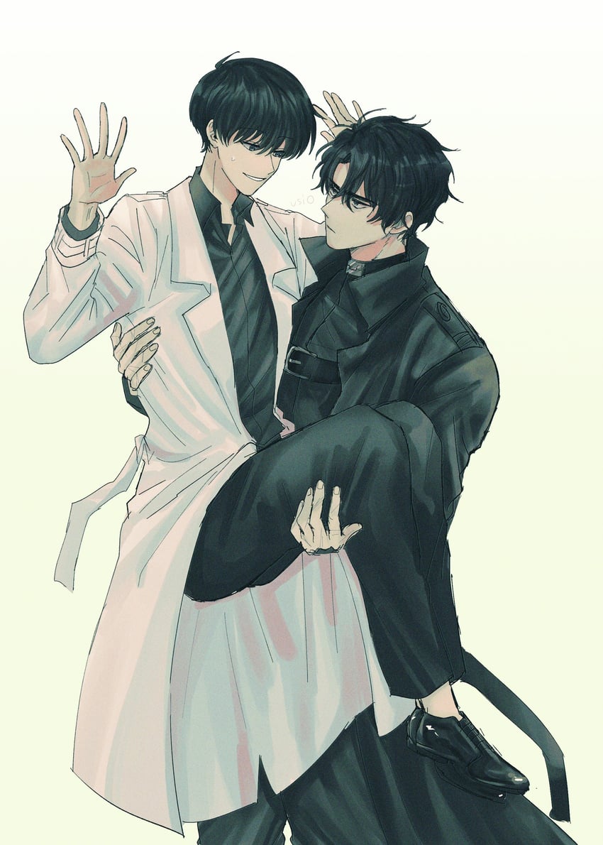kim dokja and yoo joonghyuk (omniscient reader's viewpoint) drawn by usionoheya53