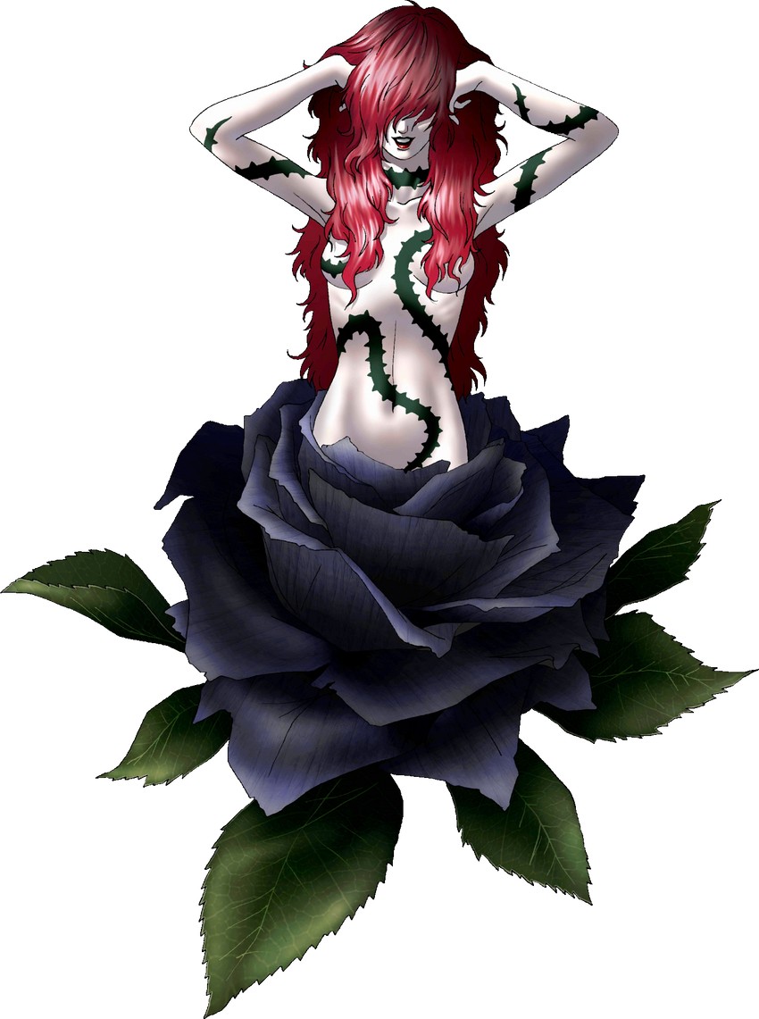 alraune (shin megami tensei and 2 more) drawn by kazuma_kaneko