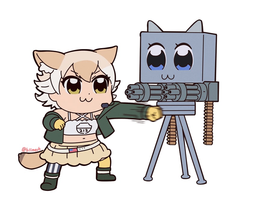 coyote (kemono friends and 4 more) drawn by beleven