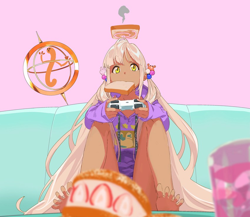 tsukumo sana and yatagarasu (hololive and 1 more) drawn by pako_(pakosun)