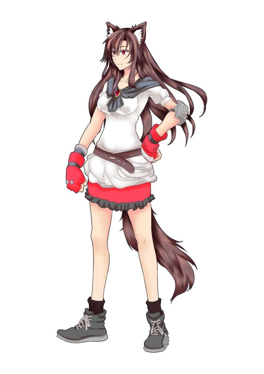 tifa lockhart and imaizumi kagerou (touhou and 2 more) drawn by tk31