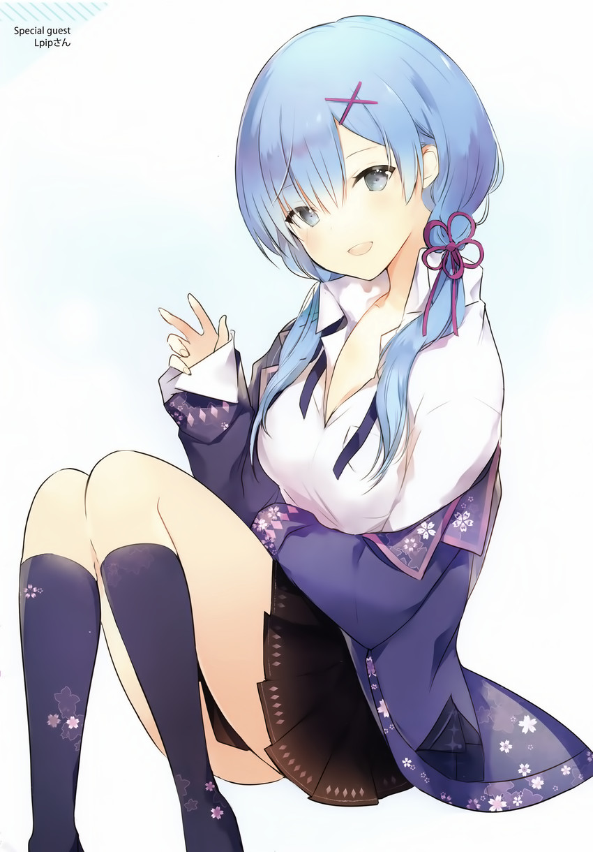 rem (re:zero kara hajimeru isekai seikatsu) drawn by lpip